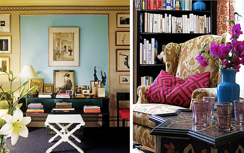 Whether it's a favorite book or simply a striking color combination 